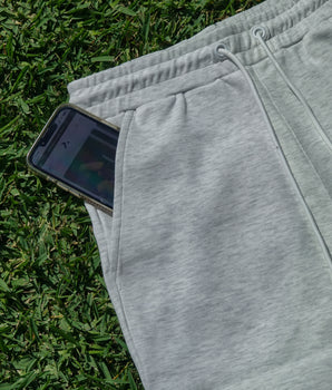 Fitted Terry Shorts- Grey