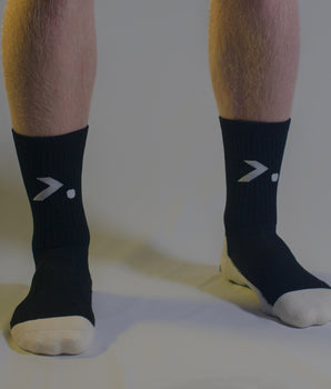 XEO Sports Performance Grip Socks- Black