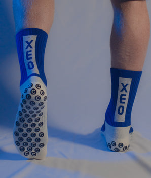 XEO Sports Performance Grip Socks- Royal Blue