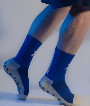 XEO Sports Performance Grip Socks- Royal Blue