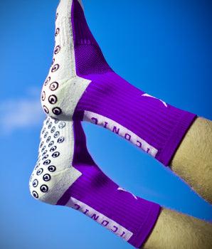 ICONIC Grip Socks- Purple